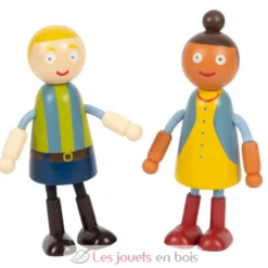 Famille de 6 poupées avec fauteuil roulant - Small foot