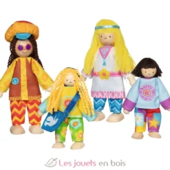Famille de poupées flexibles Love - Goki