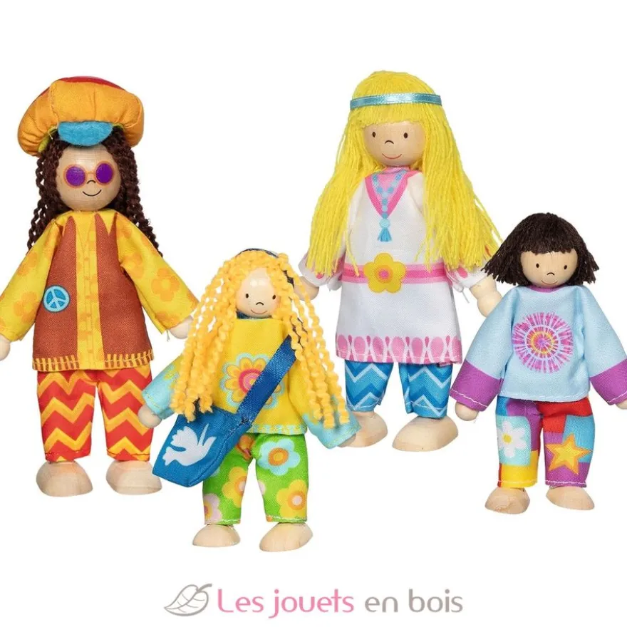 Famille de poupées flexibles Love - Goki