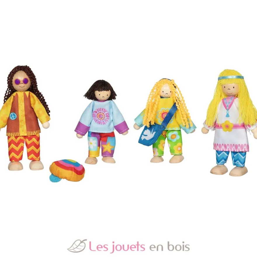 Famille de poupées flexibles Love - Goki