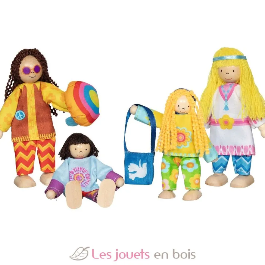 Famille de poupées flexibles Love - Goki