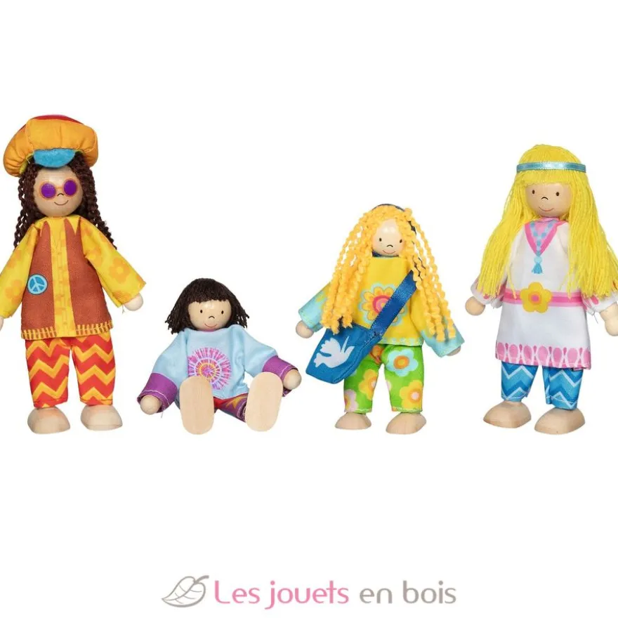 Famille de poupées flexibles Love - Goki