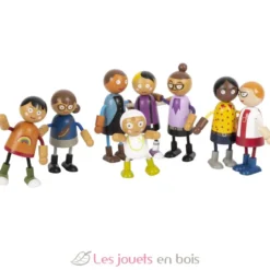 Famille de poupées souples avec bébé - Small Foot company