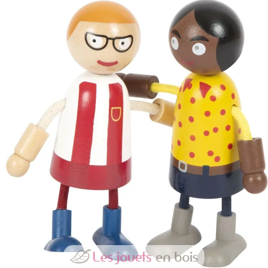Famille de poupées souples avec bébé - Small Foot company