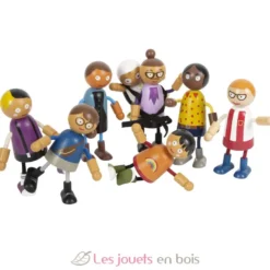 Famille de poupées souples avec bébé - Small Foot company