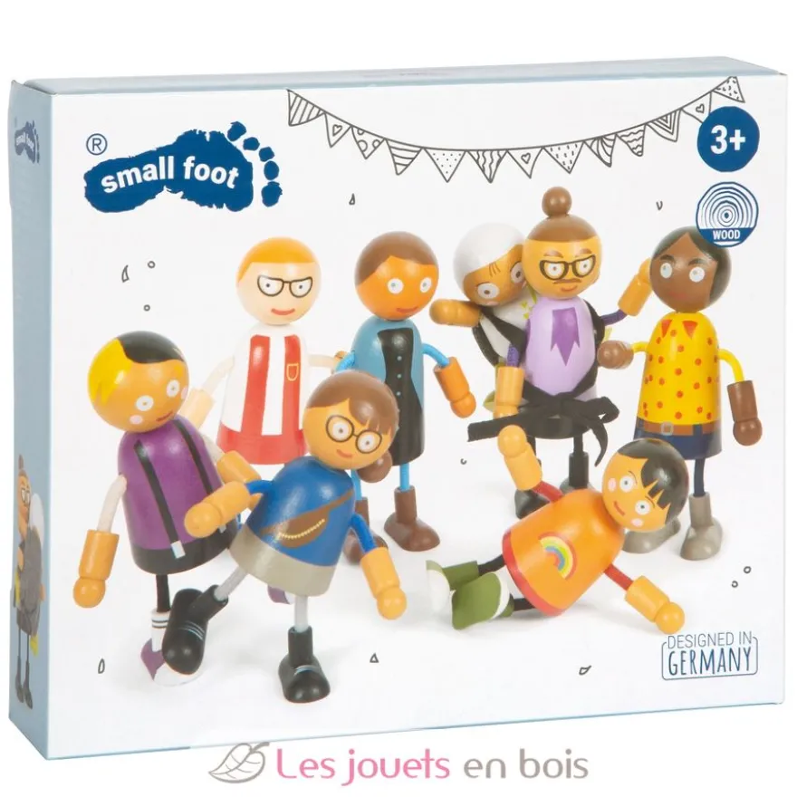 Famille de poupées souples avec bébé - Small Foot company