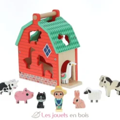 Ferme des formes Ingela P. Arrhenius rouge - Vilac