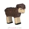 Figurine Agneau, noir - Holztiger