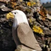 Figurine Aigle en bois marron - Wudimals