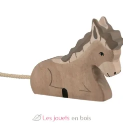 Figurine Ane, couché - Holztiger