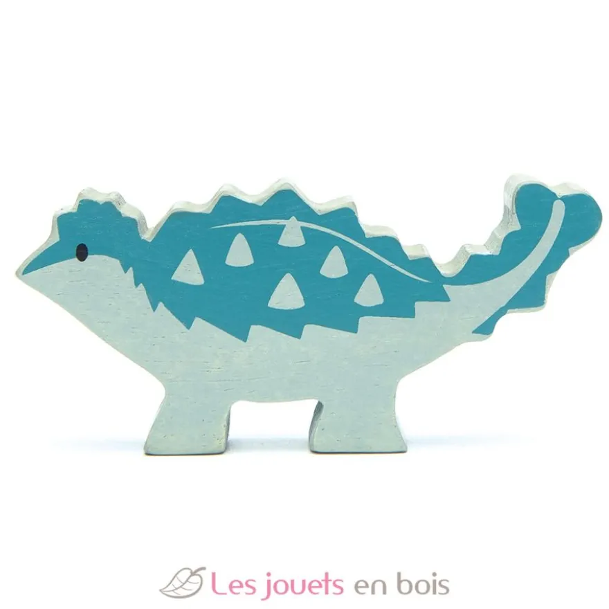 Figurine Ankylosaure en bois - Tender Leaf Toys