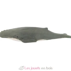 Figurine Baleine à bosse en bois grise - Wudimals