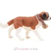 Figurine Basset Hound marron et blanc - Papo