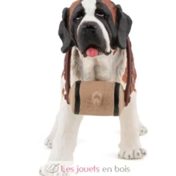 Figurine Basset Hound marron et blanc - Papo