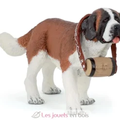 Figurine Basset Hound marron et blanc - Papo