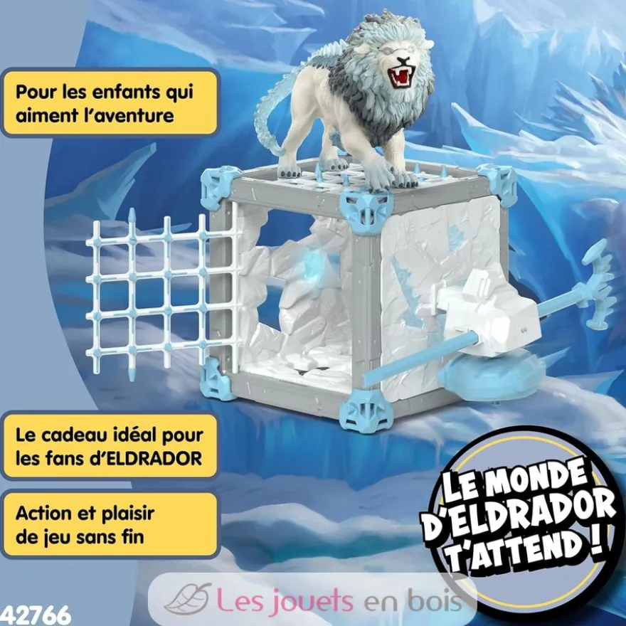 Figurine BattleCave araignée des ténèbres violet et noir - Schleich