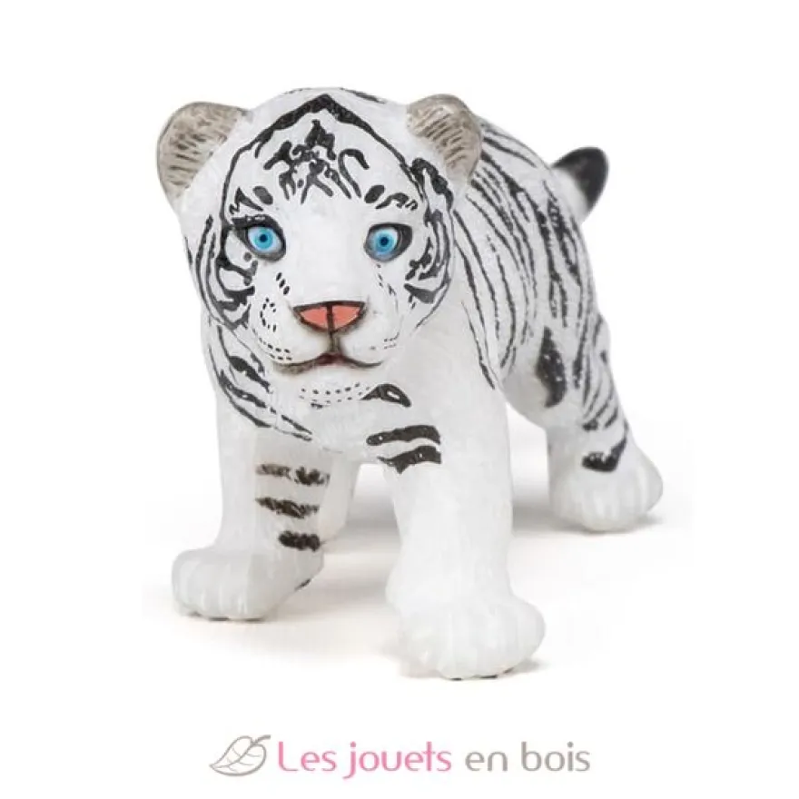 Figurine Bébé tigre blanc - Papo
