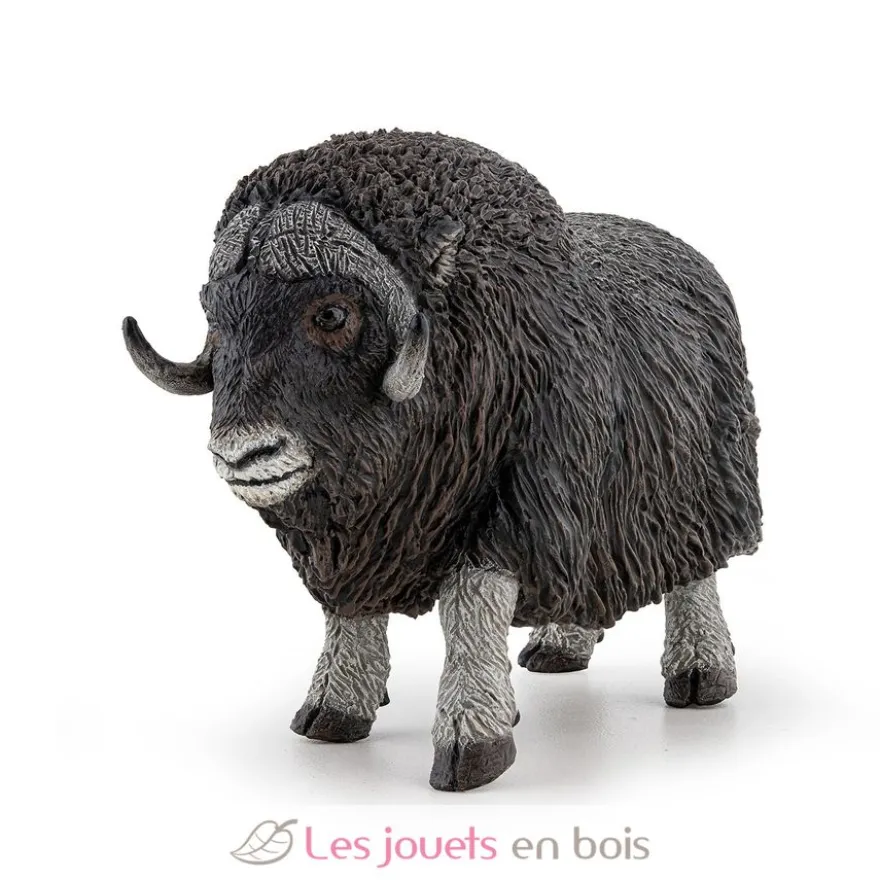 Figurine Bœuf musqué gris- Papo