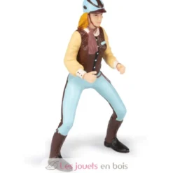 Figurine Cavalière adulte Fashion bleue - Papo