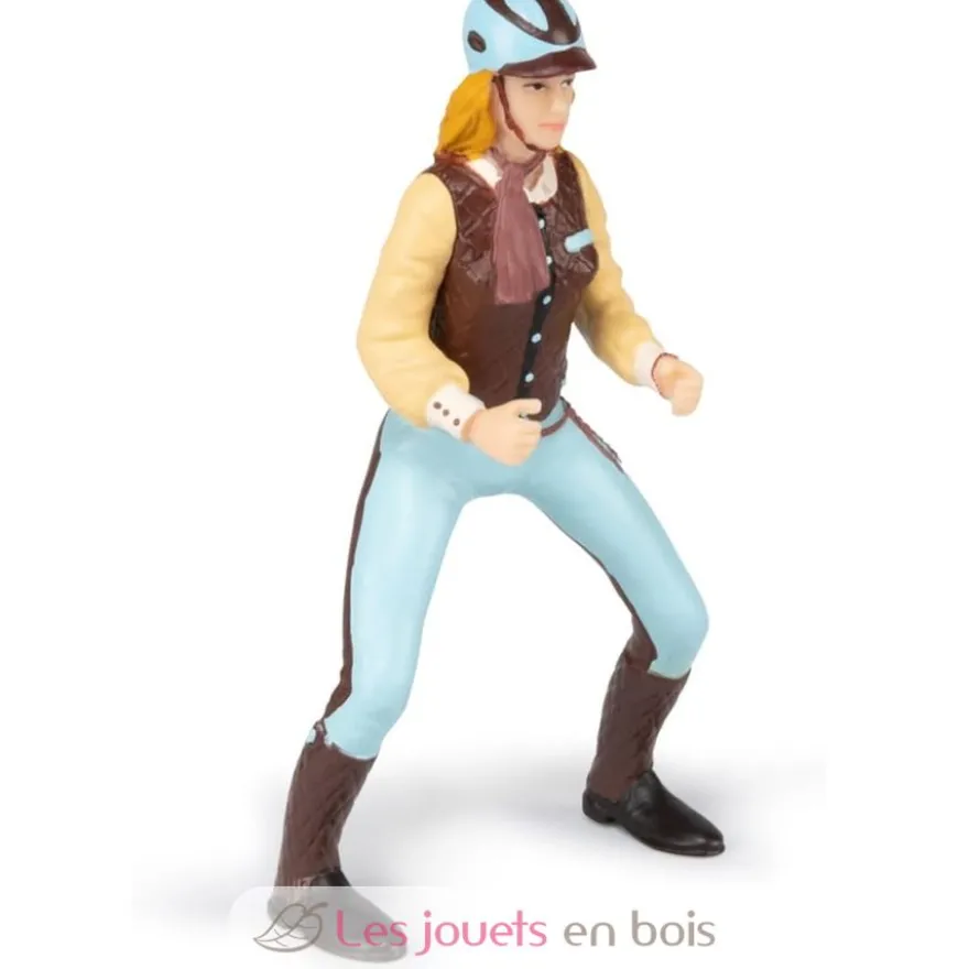 Figurine Cavalière adulte Fashion bleue - Papo