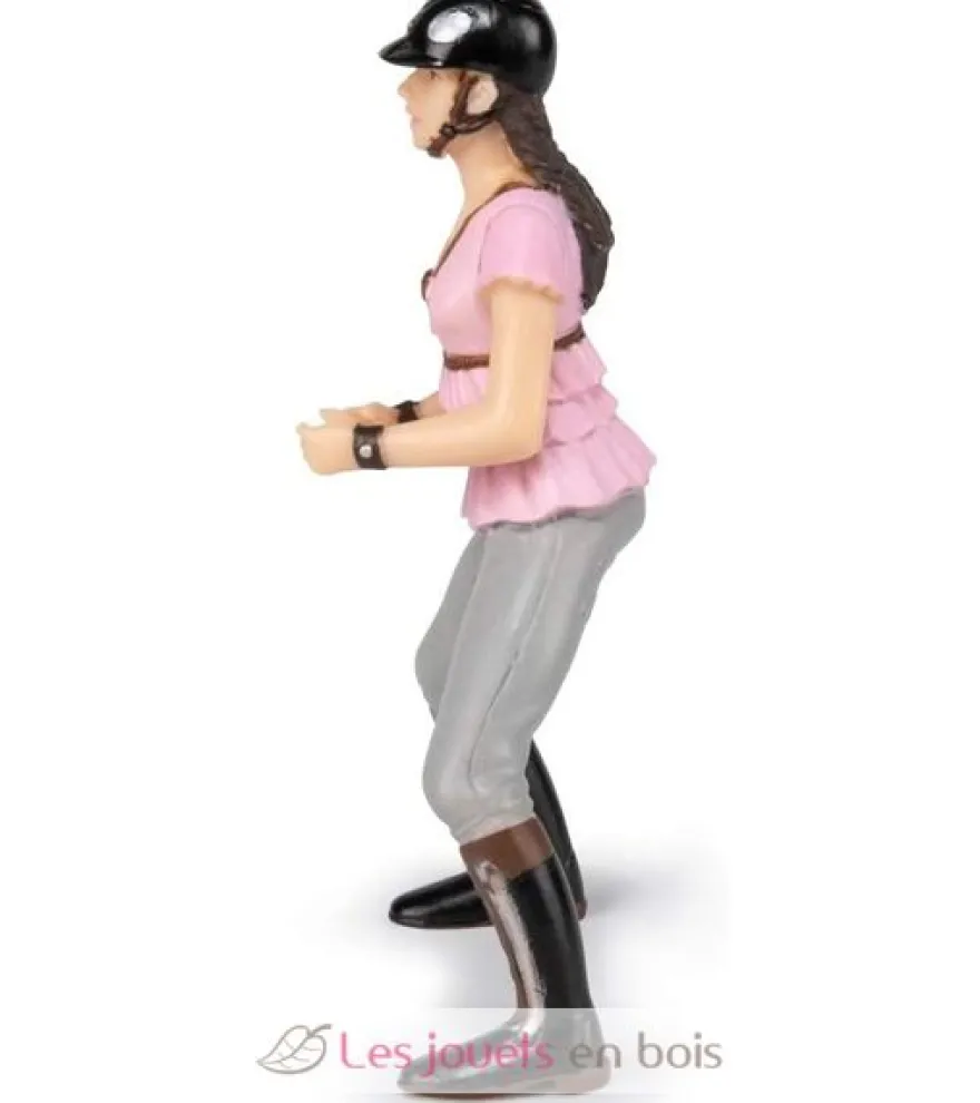 Figurine Cavalière Fashion rose - Papo