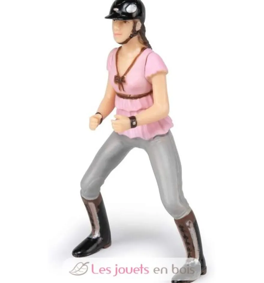 Figurine Cavalière Fashion rose - Papo