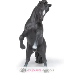 Figurine Cheval cabré noir - Papo
