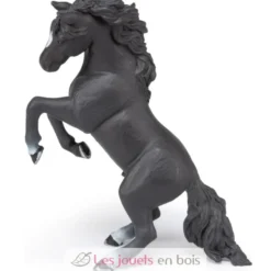 Figurine Cheval cabré noir - Papo