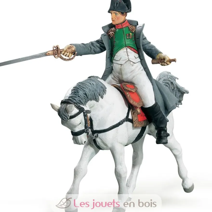 Figurine Cheval de Napoléon 1er blanc - Papo