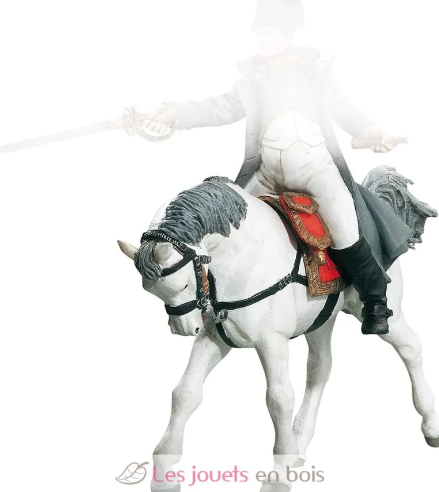 Figurine Cheval de Napoléon 1er blanc - Papo