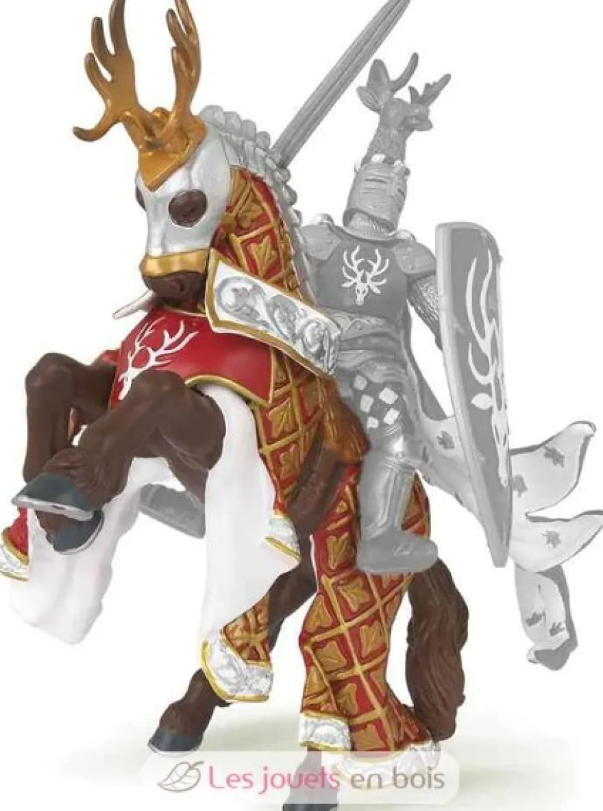 Figurine Cheval du maître cimier cerf - Papo