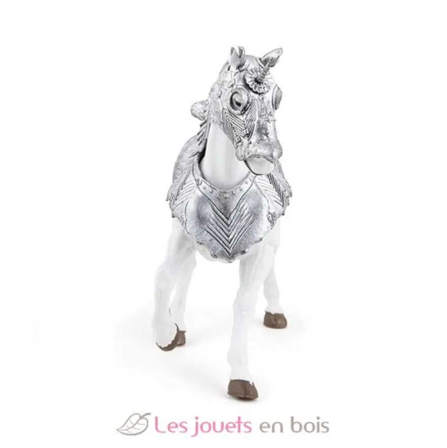 Figurine Cheval en armure - Papo