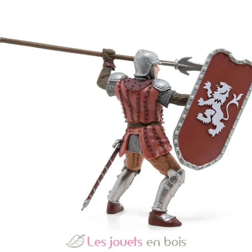 Figurine Chevalier au javelot marron - PAPO