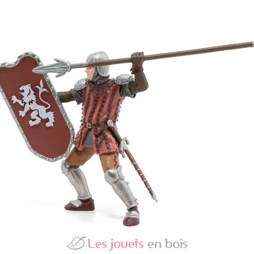 Figurine Chevalier au javelot marron - PAPO