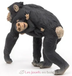 Figurine Chimpanzé et son bébé - Papo