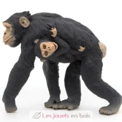 Figurine Chimpanzé et son bébé - Papo