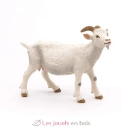 Figurine Chèvre blanche à cornes - Papo