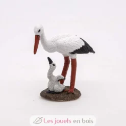 Figurine Cigogne et son bébé - Papo