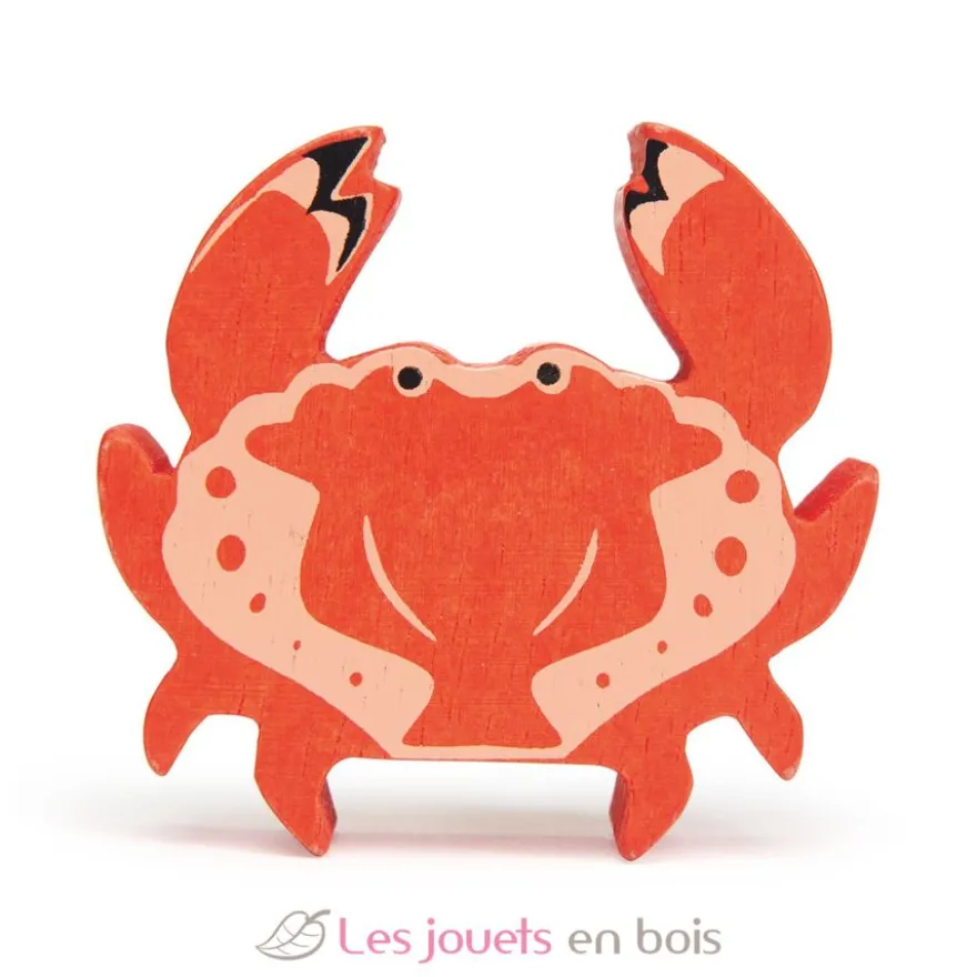 Figurine Crabe en bois - Tender Leaf Toys