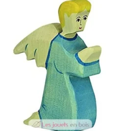 Figurine Crèche de Noël - Ange à genoux - Holztiger