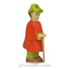Figurine Crèche de Noël - Berger avec bâton - Holztiger