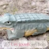 Figurine Crocodile en bois vert gris - Wudimals