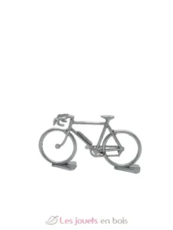 Figurine cycliste avec bidon à peindre brut Fonderie Roger