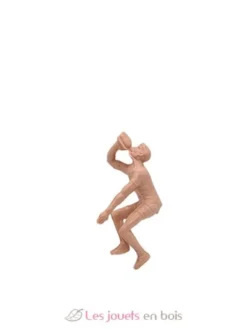 Figurine cycliste avec bidon à peindre brut Fonderie Roger