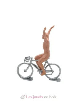 Figurine cycliste D Vainqueur à peindre brut Fonderie Roger