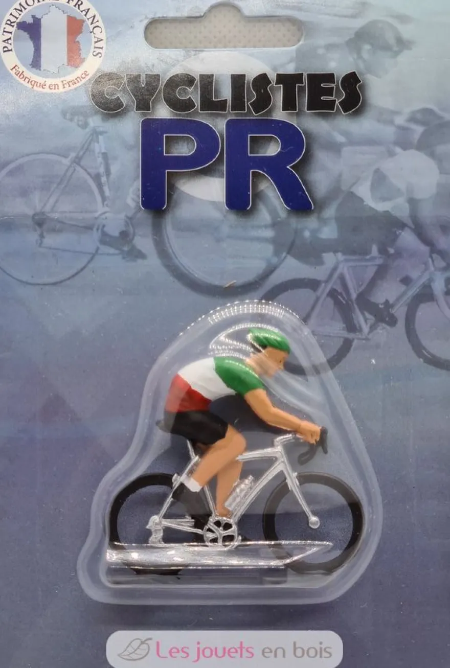 Figurine cycliste M Maillot du champion d'Italie - Fonderie Roger
