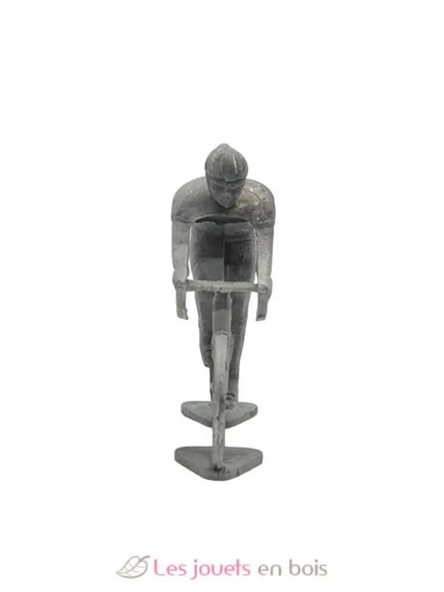 Figurine cycliste M rouleur à peindre brut Fonderie Roger