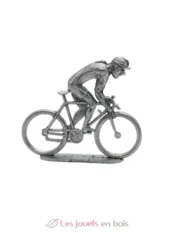 Figurine cycliste P grimpeur à peindre brut Fonderie Roger
