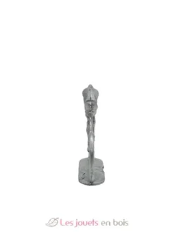 Figurine cycliste P sprinteur à peindre gris Fonderie Roger