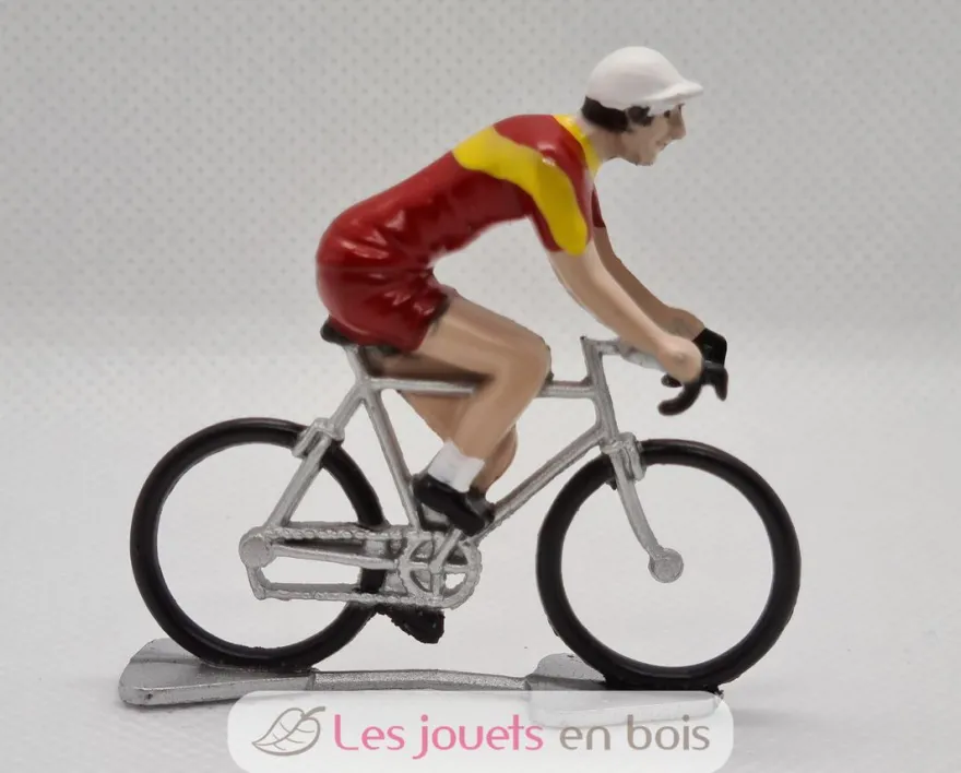 Figurine cycliste R Maillot champion d'Espagne - Fonderie Roger